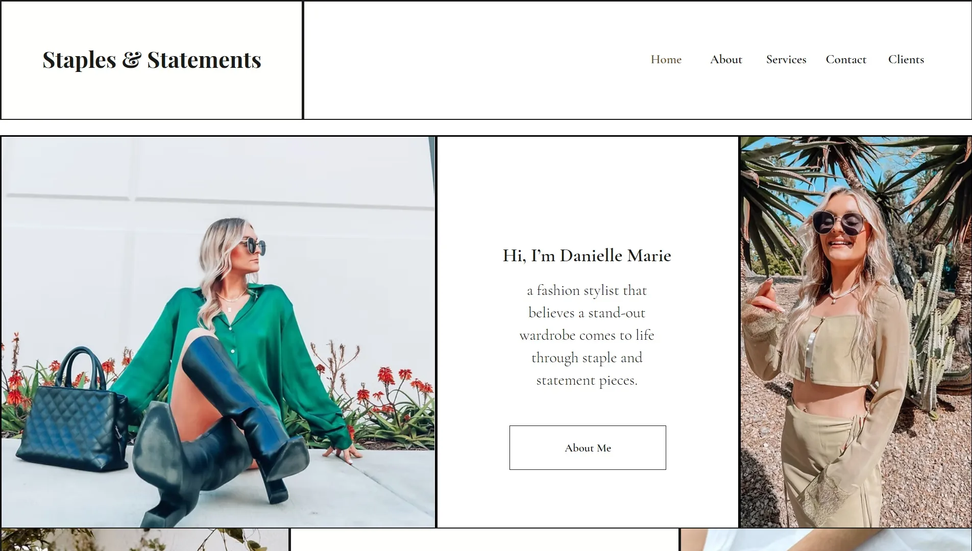 Staples & Statements before redesign